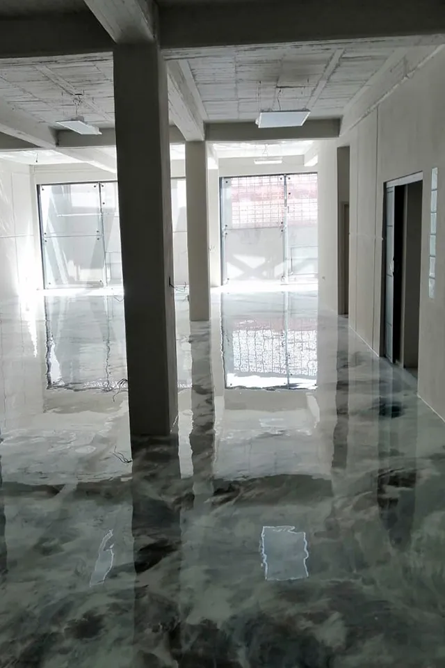 Piso epoxico marmoleado Epoxy Master